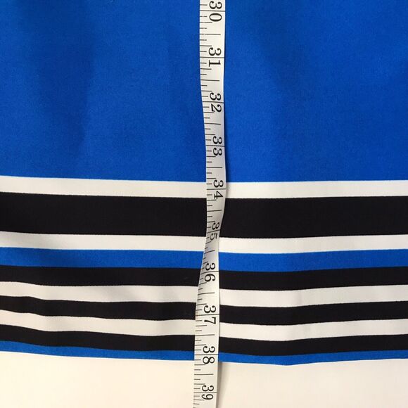 Emma & Michele Womens Dress Size 12 Multicolor Striped Sleeveless Career Sheath - Picture 13 of 13
